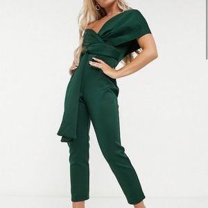 ASOS Curve Fallen Drop Shoulder Jumpsuit